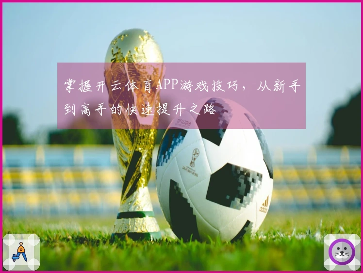 掌握开云体育APP游戏技巧，从新手到高手的快速提升之路